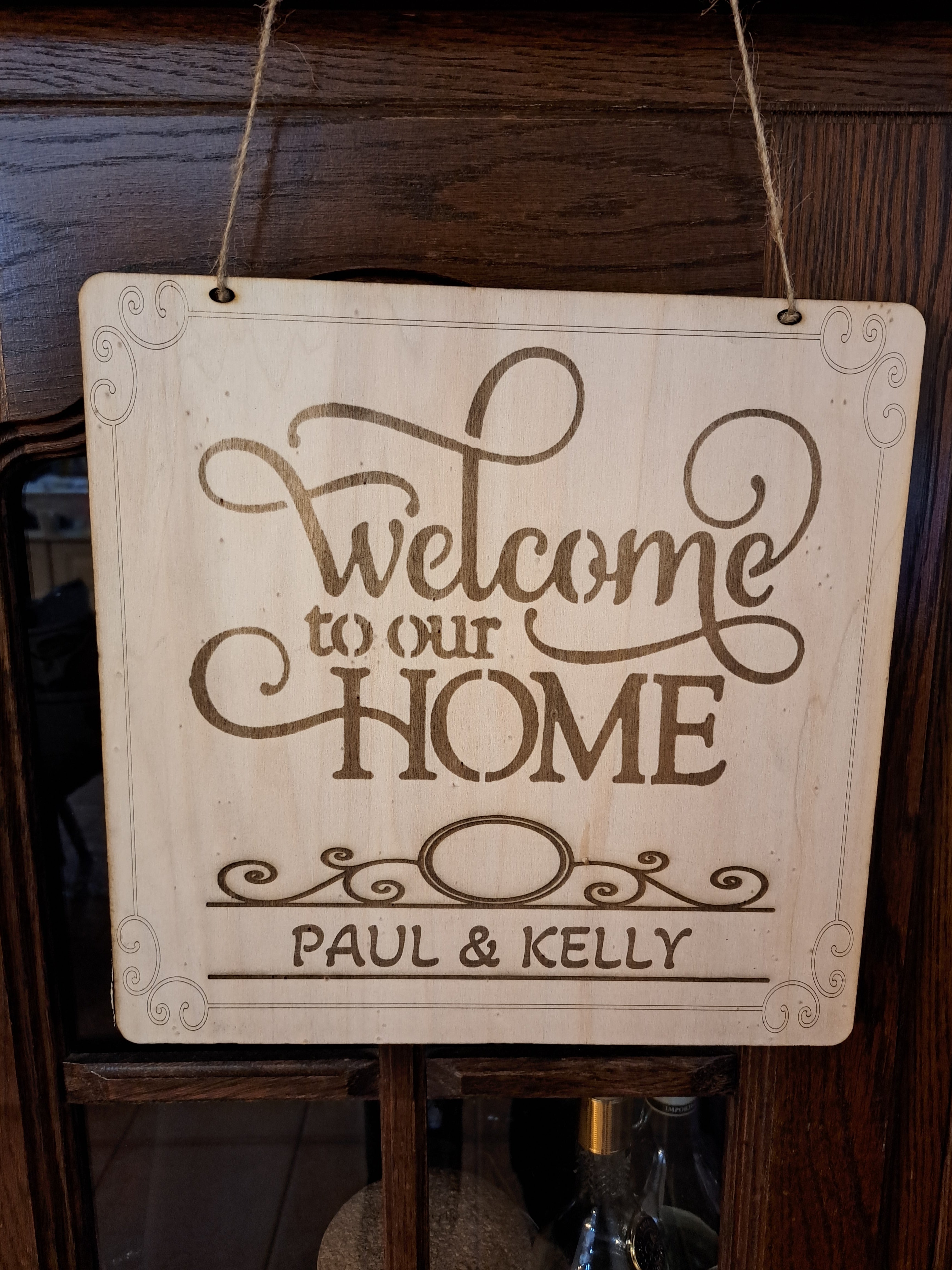 Home Sweet Home Door Sign