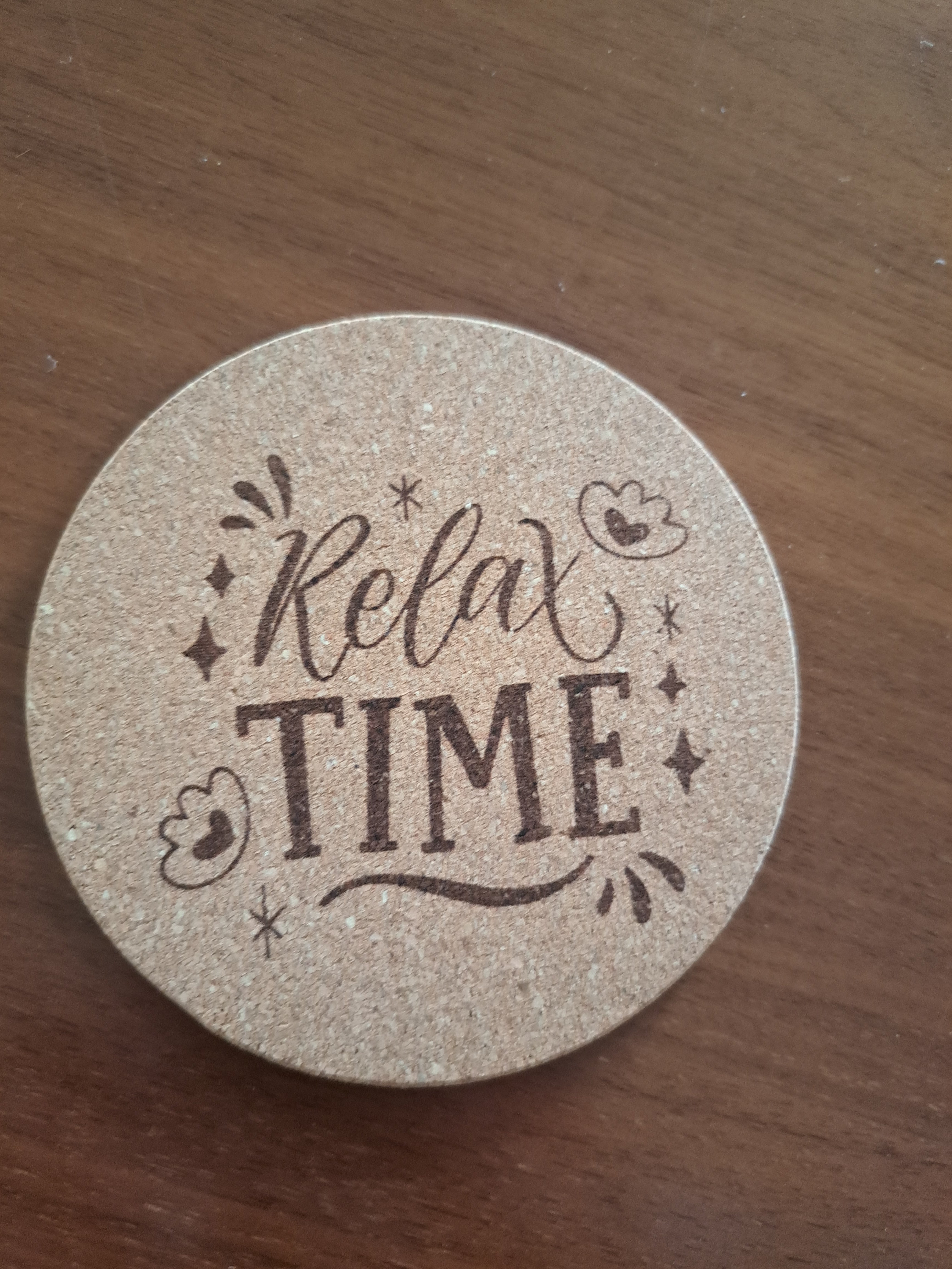 Coffee Table Cork Coasters - Set of 3