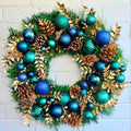 Blue Garden Wreath